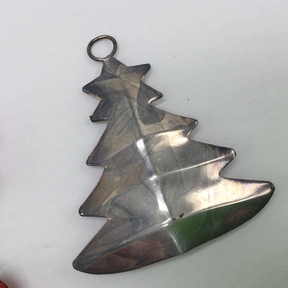 Vintage Metal Christmas Ornaments and bells Lot of 3 - Picture 4 of 7